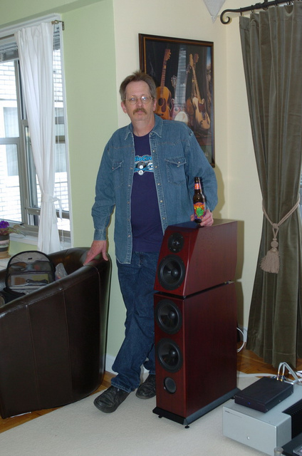 Chris next to VS speaker