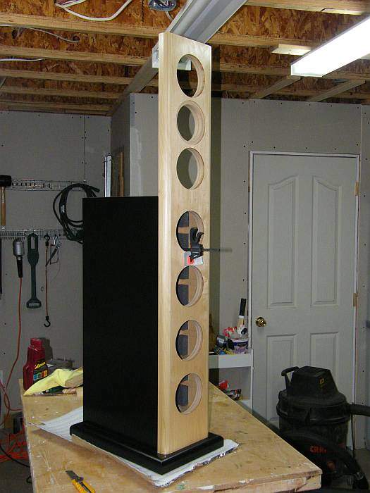 Black and maple mock up