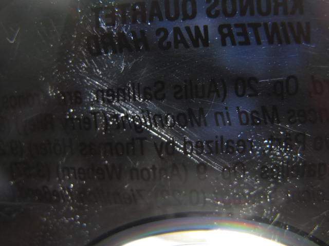 Deterioation in between the layers