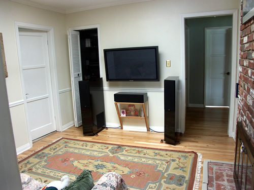 View from south east side of room