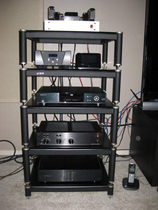 Salk Songtower in medium cherry (ribbon tweeter version)