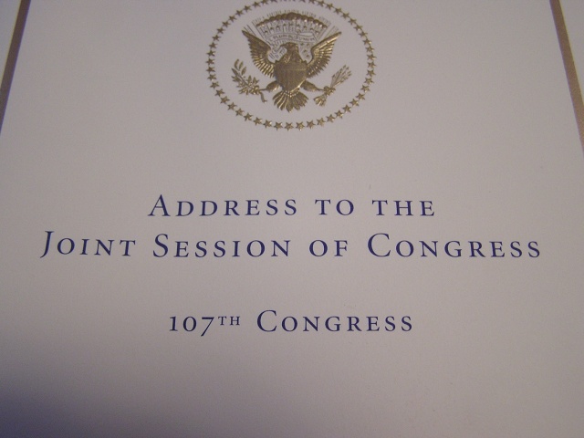 Speech to Congress. . .9/20/01