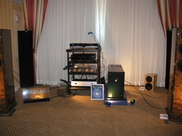 Focus Audio speakers and Blue Circle audio