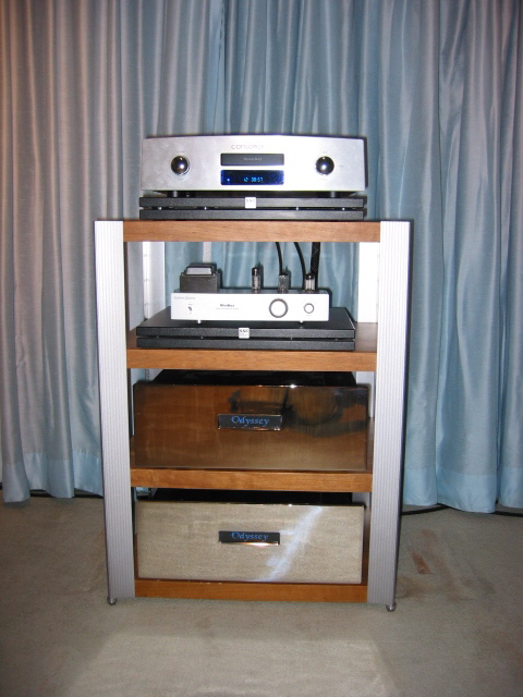 Close up of rack