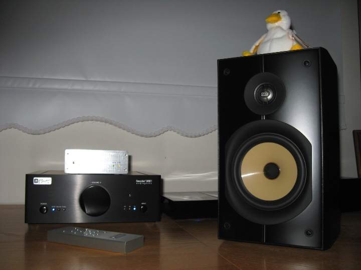 Office system, May 30, 2010. I've finally settled on a DAC. The one on top of the amp (just for the picture) is a Valab NOS DAC (Mark 1 Luxury Version) which is a steal for 300 bucks.