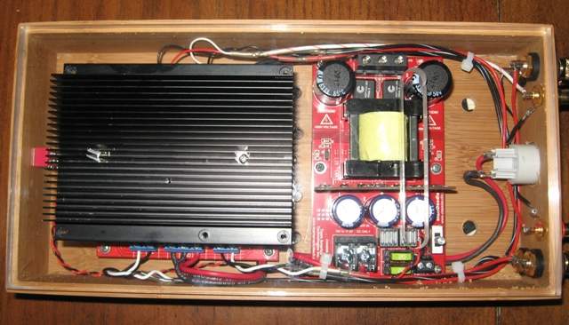 Class D Amp top view