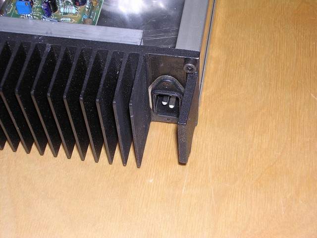 The IEC I/P into the heatsink
