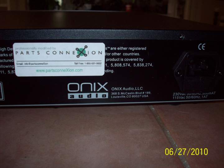 REAR RIGHT PARTS CONNEXION LABEL