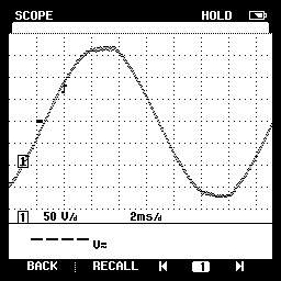 hal ac line  waveform