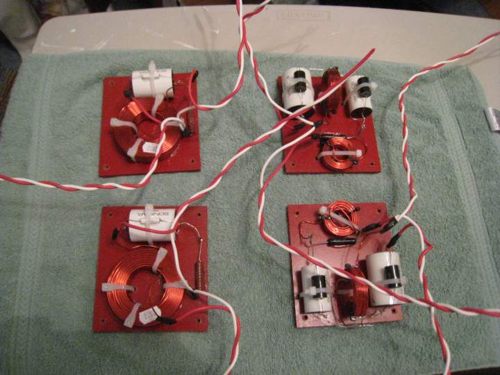 N3S High and Low Pass Crossovers with Sonicaps, Platinum Bypass, and Mills Resistors. Picture 1 of 3