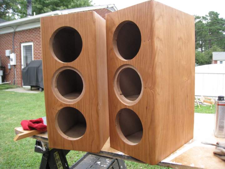 N3S enclosure veneered, right front view.