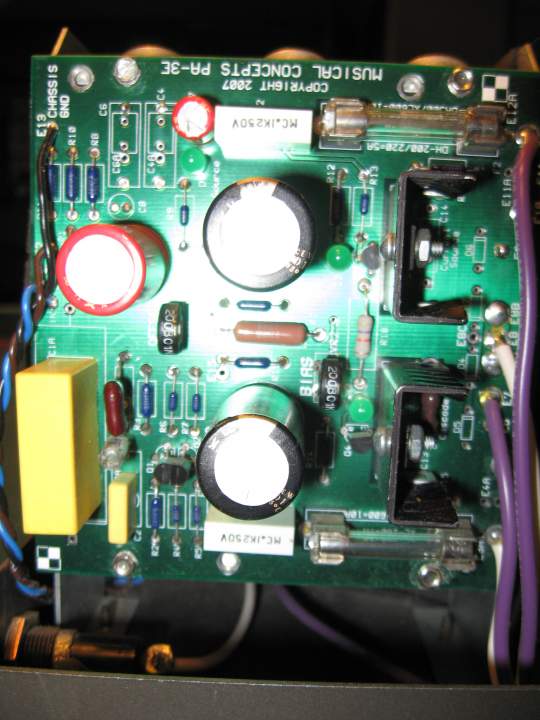 New Musical Design PA-3E Elite driver board with blackgates