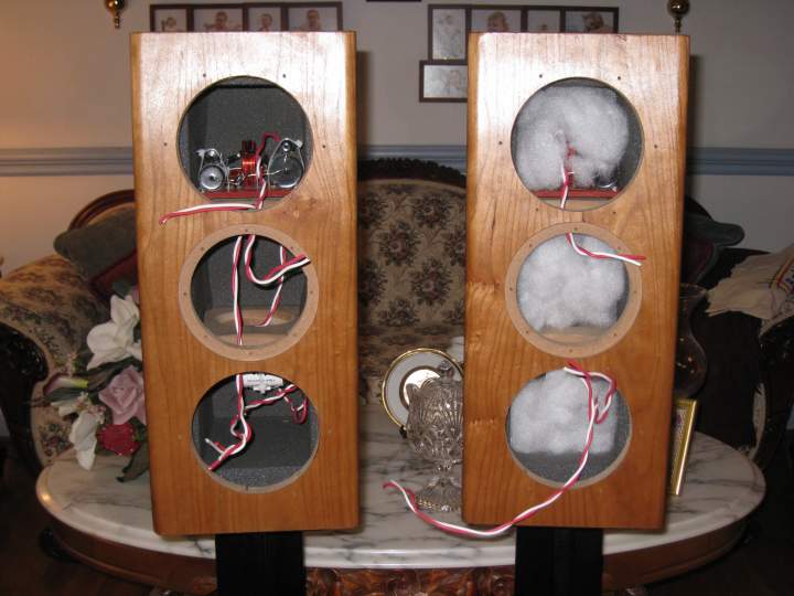 N3S Speakers showing No-Rez and crossover locations.