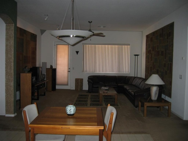 overall view, room is 40' long, listening area is 17'x17' with 10' flat ceiling