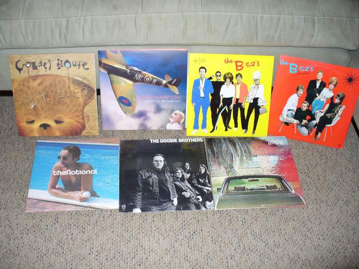 Vinyl haul 8-19-10