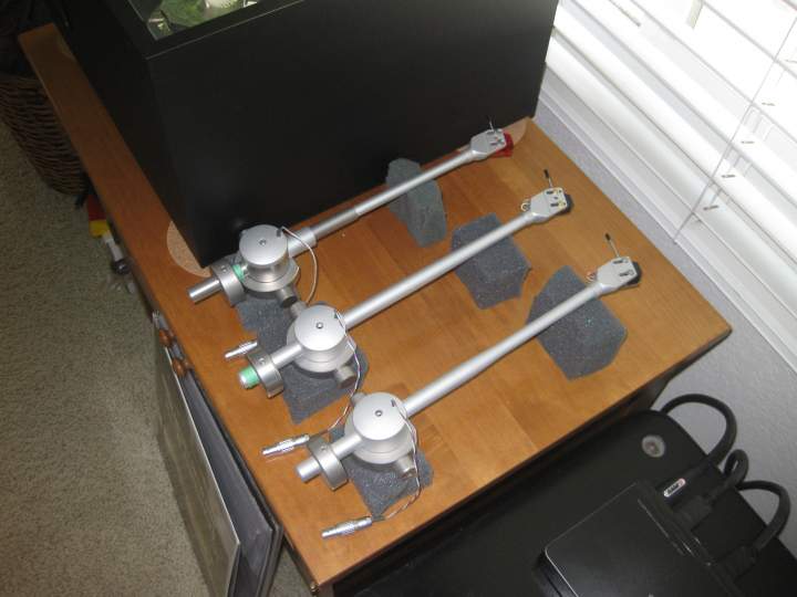 Backup Armwands and Carts: 

Benz Ace SL Mono
Soundsmith Dynavector 20 XL
Shelter 901