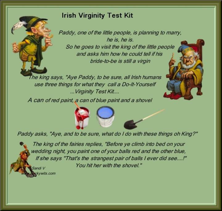 Irish Virginity Test Kit