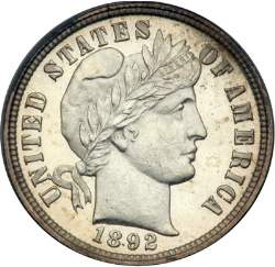 1892-Barber-dime-obv