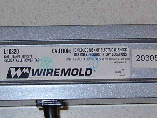 Wiremold Label