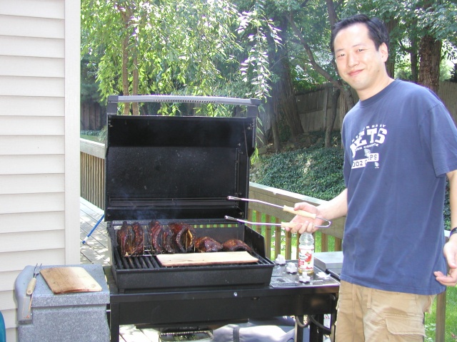 Phil with the grill