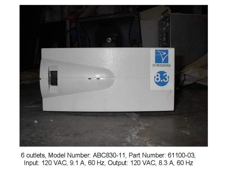 6 outlets, Model Number