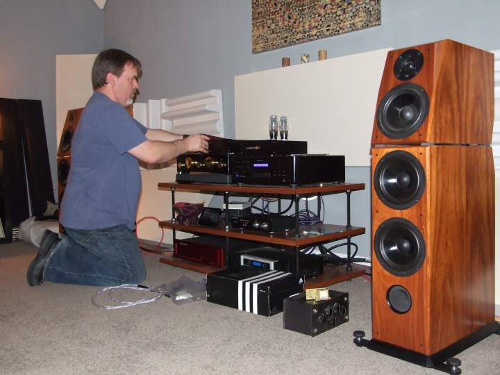 The Baron Himself adding equipment to the system. Feel free to fill out the info on the system Sir.