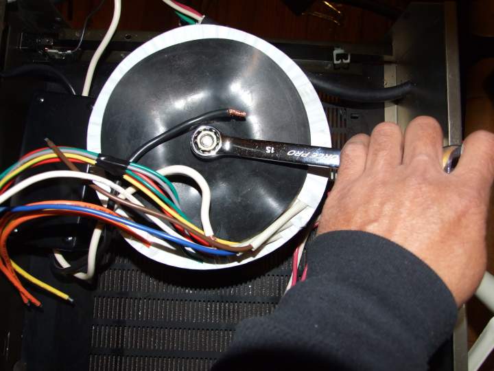 Transformer securely bolted down