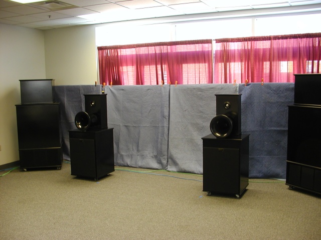 Edgar Horns room. If you like to hear a guitar that is the size of a truck matched with Diana Krallzilla belting notes out of her thirty foot wide mouth then this is diffenatly the room for you. I personally found the sound of these speakers to be embaras