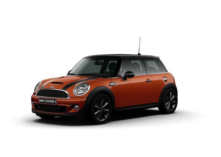 Mini Orange Black Front