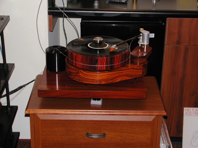 The Terre's Turntable. Man was this ever a popular piece to drool over. I have to admit it sounded so much better than CD and dare I say a lot better than SACD???? Believe it or not it's true! If I had a 