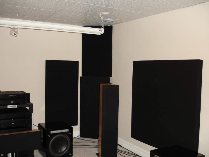 Newer room with Gik acoustics