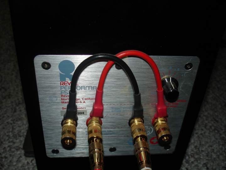 Revel 50a's with Cardas Jumpers