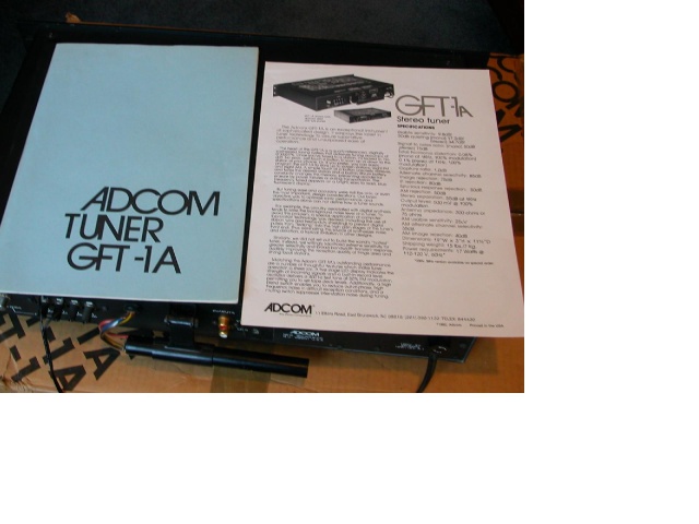 adcom gft-1a manual and specs