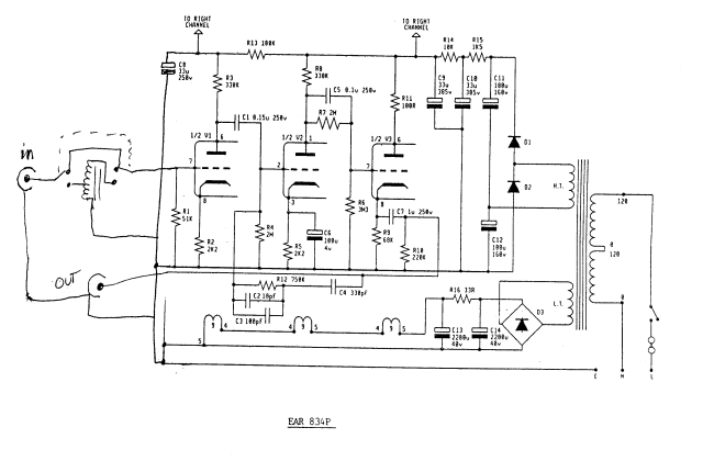 EAR834 Schematic