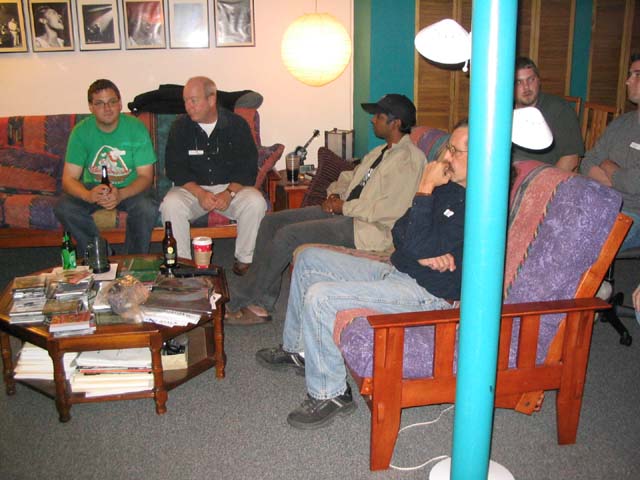 Some of the gang--L/R Paul, Scott, Vasu, Deadfish, Mike D and Brad