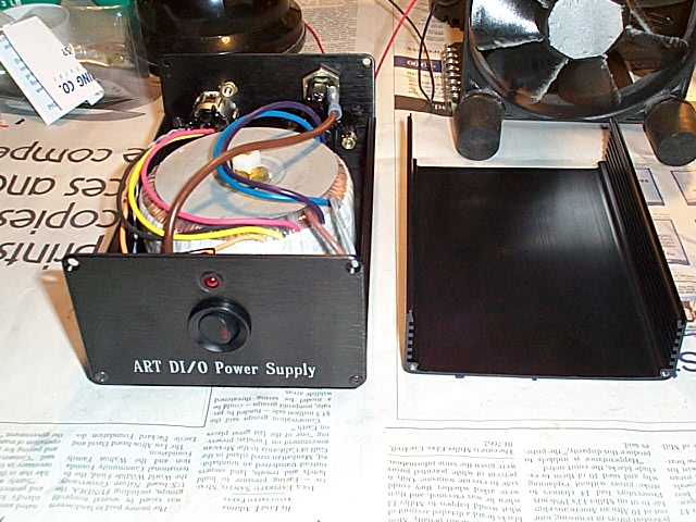 New PS for Bolder Mensa DIO: an Advil Lindberg toroidal transformer with dual 6.67VA secondary windings.