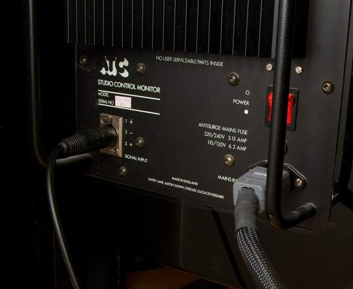 The speakers are active with 350W amplification in each with level controls for mids and treble.