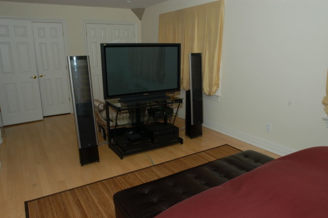 bedroom setup