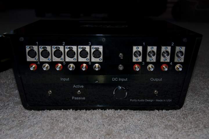 Purity Audio Design Ultra GT - Analog section connections.