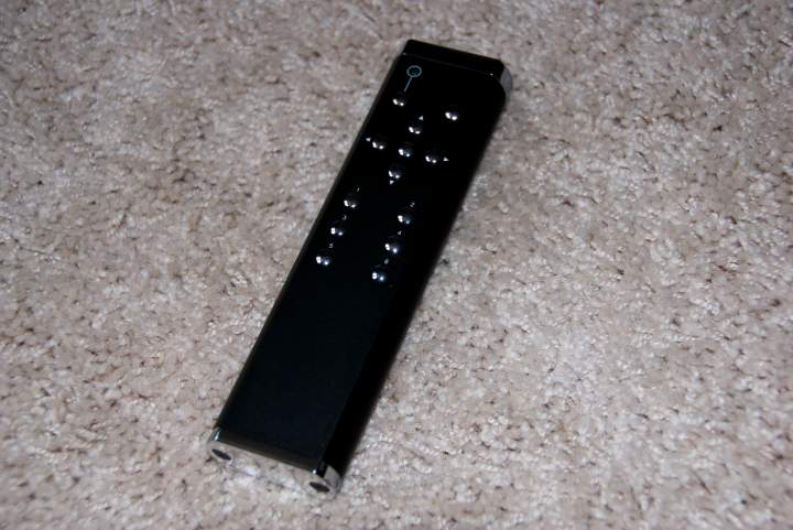 Purity Audio Design Ultra GT - remote ala Harley-Davidson style.