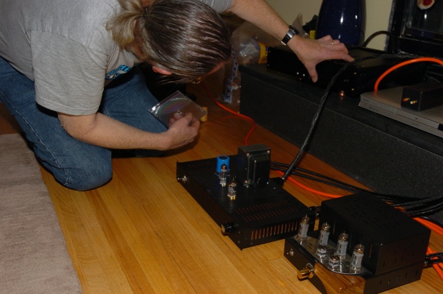 Josh DIY preamp and Lone Wolfny 42 Baby tube amp