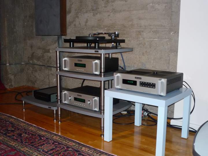 Audio Research front end driving the Obelisk