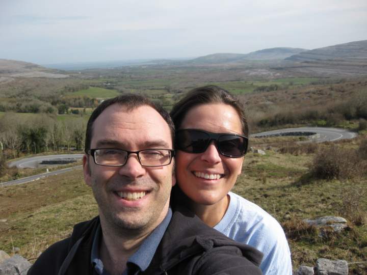 Me with my better half on our honeymoon last year in Ireland