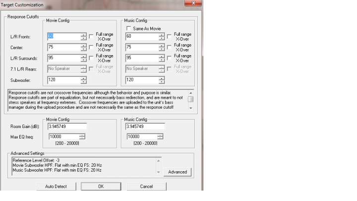 Arc Settings