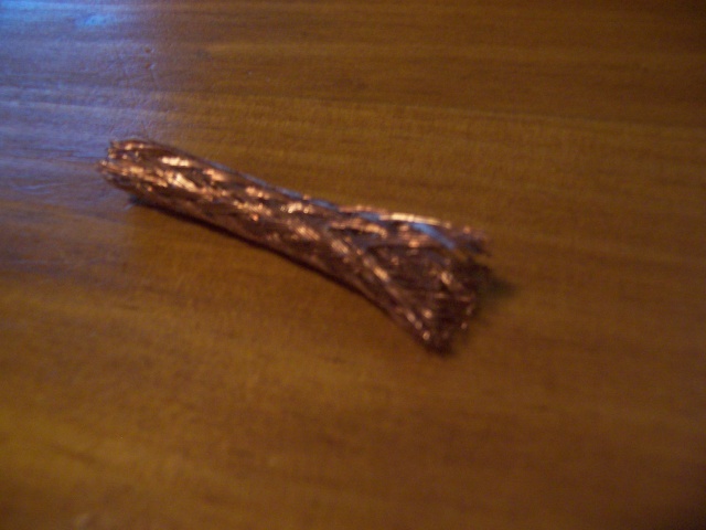 Copper shielding.