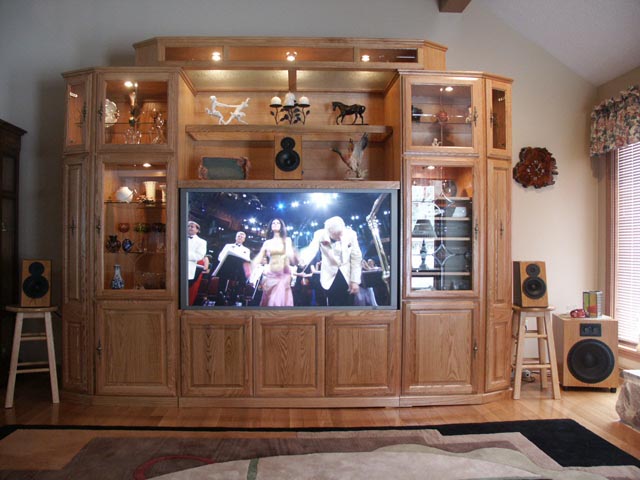 Another frontal shot of HT system in family room