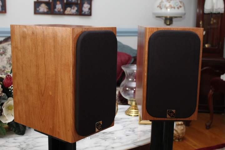 N2X speakers - Left front view grills on