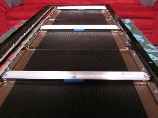 Maggie Repair - try #1 at damping metal back-plate