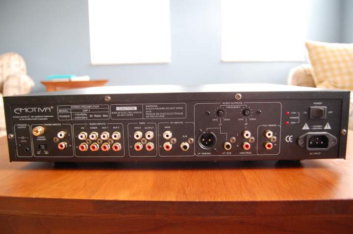 Emotiva USP1 Back Panel