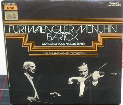 Furtwangler Menuhin Bartok